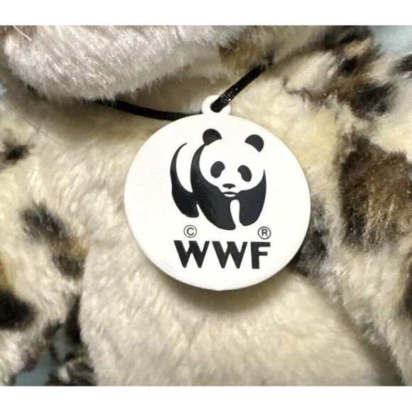 Build A Bear 2006 Snow Leopard 15" World Wildlife Fund WWF Stuffed Animal Plush - Picture 10 of 11